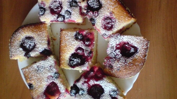 Cheesecake with berries