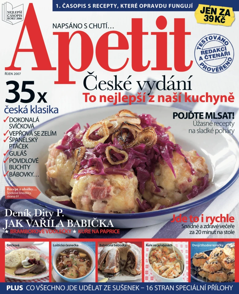 Tradiční české vepřo knedlo zelo s cibulí